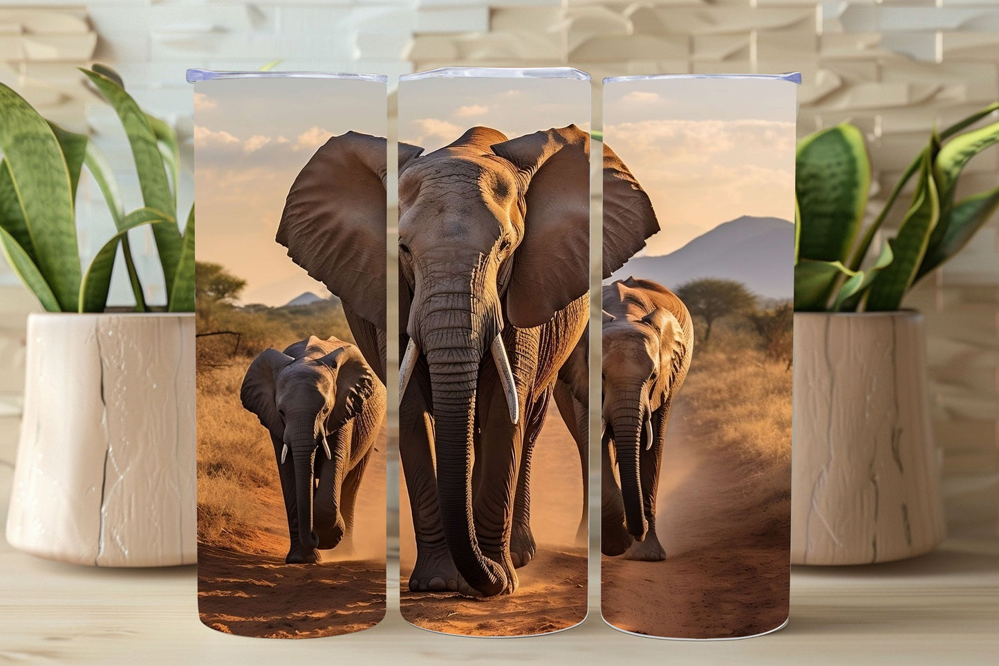 Personalised 20oz / 30oz Hot & Cold Tumbler – Custom Printed Leak-Proof Insulated Cup with Metal Straw & Cleaning Brush