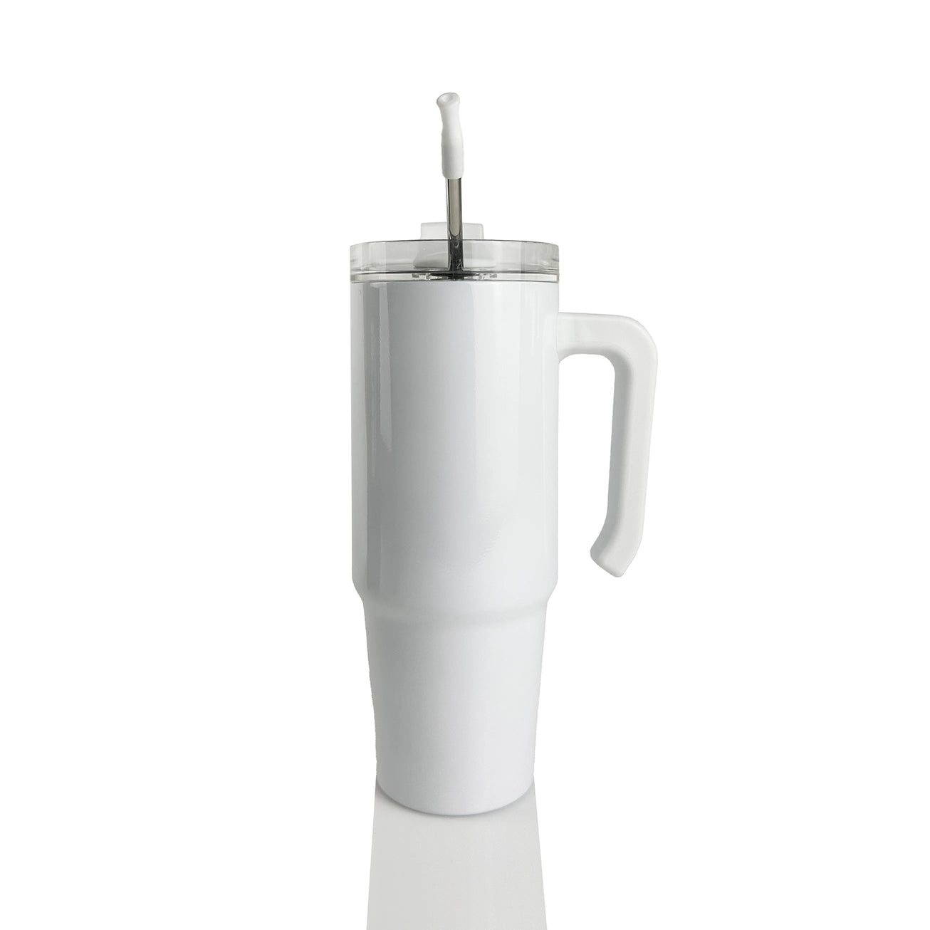Custom 30oz Grippy Tumbler – Personalised Stainless Steel Travel Mug with Handle, Non-Spill Screw-On Lid, Straw & Non-Slip Base – Double-Wall Insulated Cup