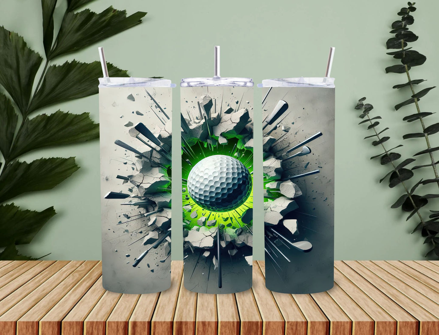 Personalised 20oz / 30oz Hot & Cold Tumbler – Custom Printed Leak-Proof Insulated Cup with Metal Straw & Cleaning Brush