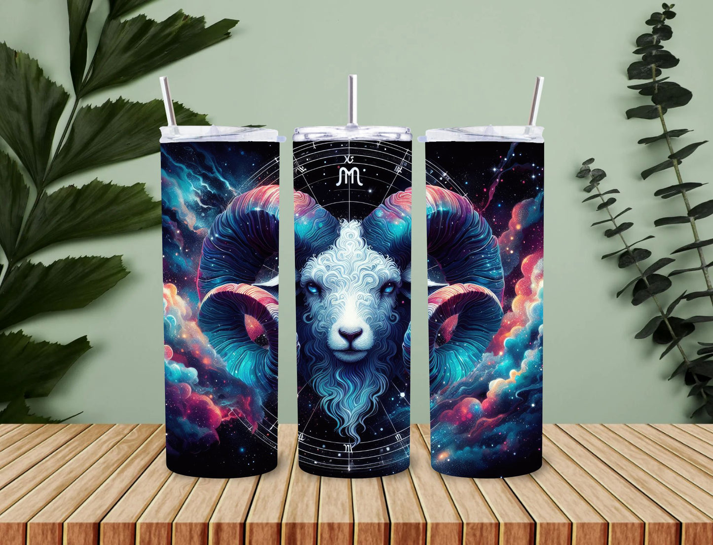 Personalised 20oz / 30oz Hot & Cold Tumbler – Custom Printed Leak-Proof Insulated Cup with Metal Straw & Cleaning Brush