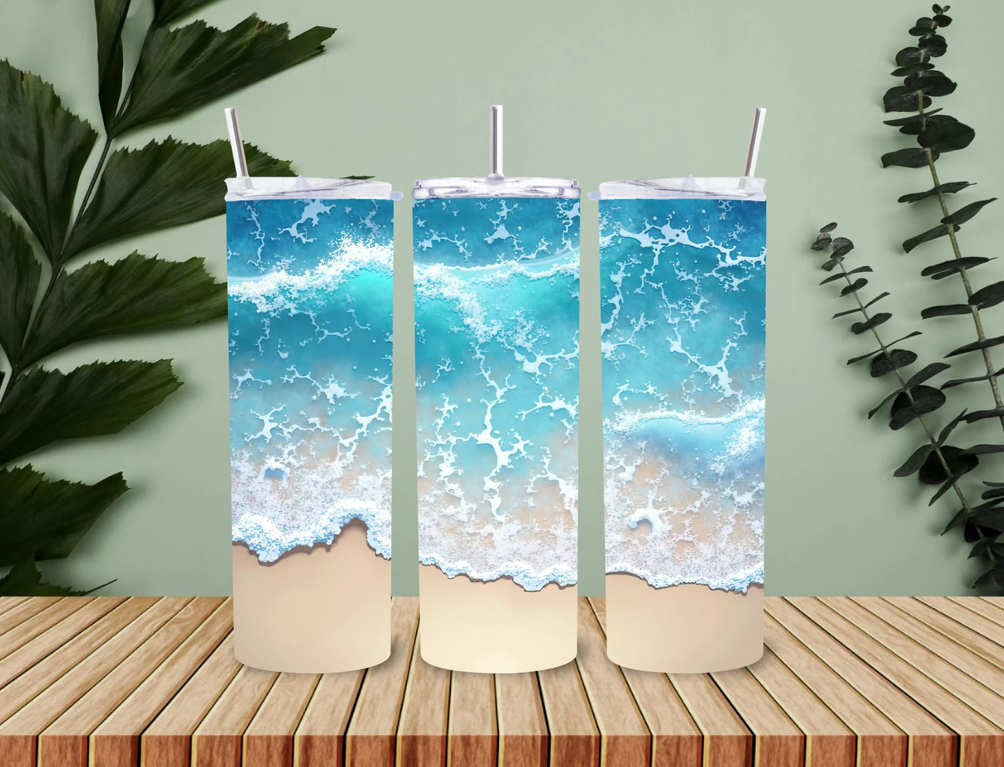 Personalised 20oz / 30oz Hot & Cold Tumbler – Custom Printed Leak-Proof Insulated Cup with Metal Straw & Cleaning Brush