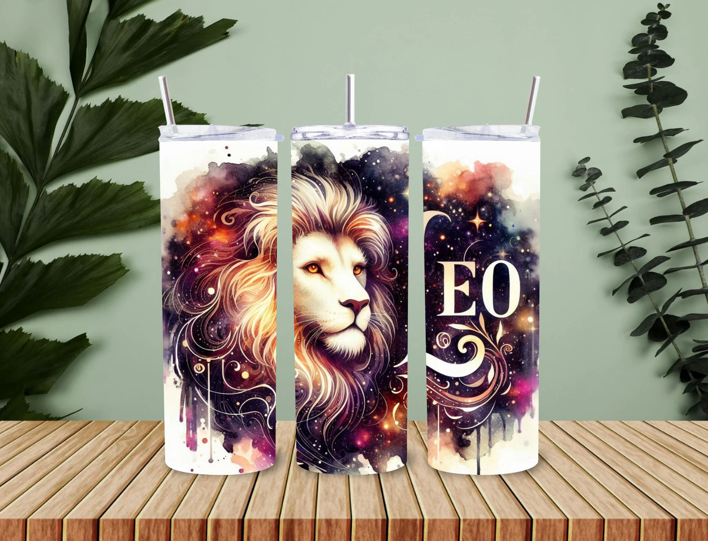 Personalised 20oz / 30oz Hot & Cold Tumbler – Custom Printed Leak-Proof Insulated Cup with Metal Straw & Cleaning Brush