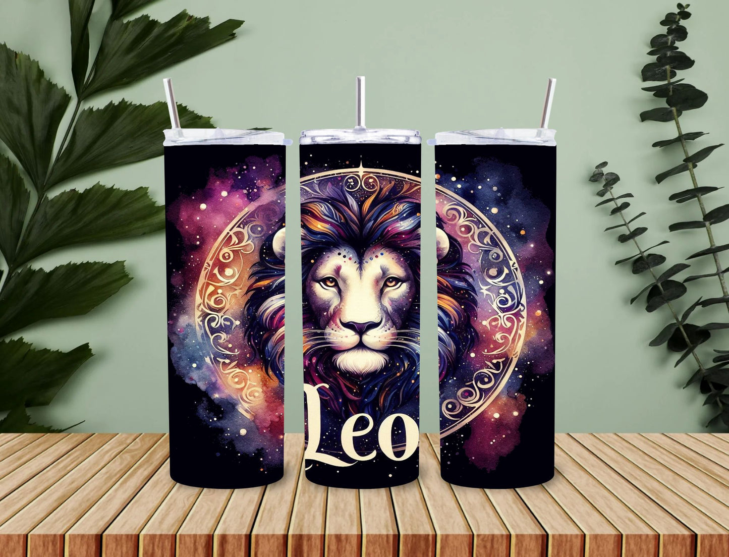 Personalised 20oz / 30oz Hot & Cold Tumbler – Custom Printed Leak-Proof Insulated Cup with Metal Straw & Cleaning Brush