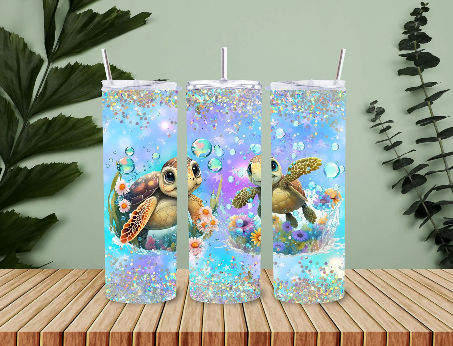 Personalised 20oz / 30oz Hot & Cold Tumbler – Custom Printed Leak-Proof Insulated Cup with Metal Straw & Cleaning Brush
