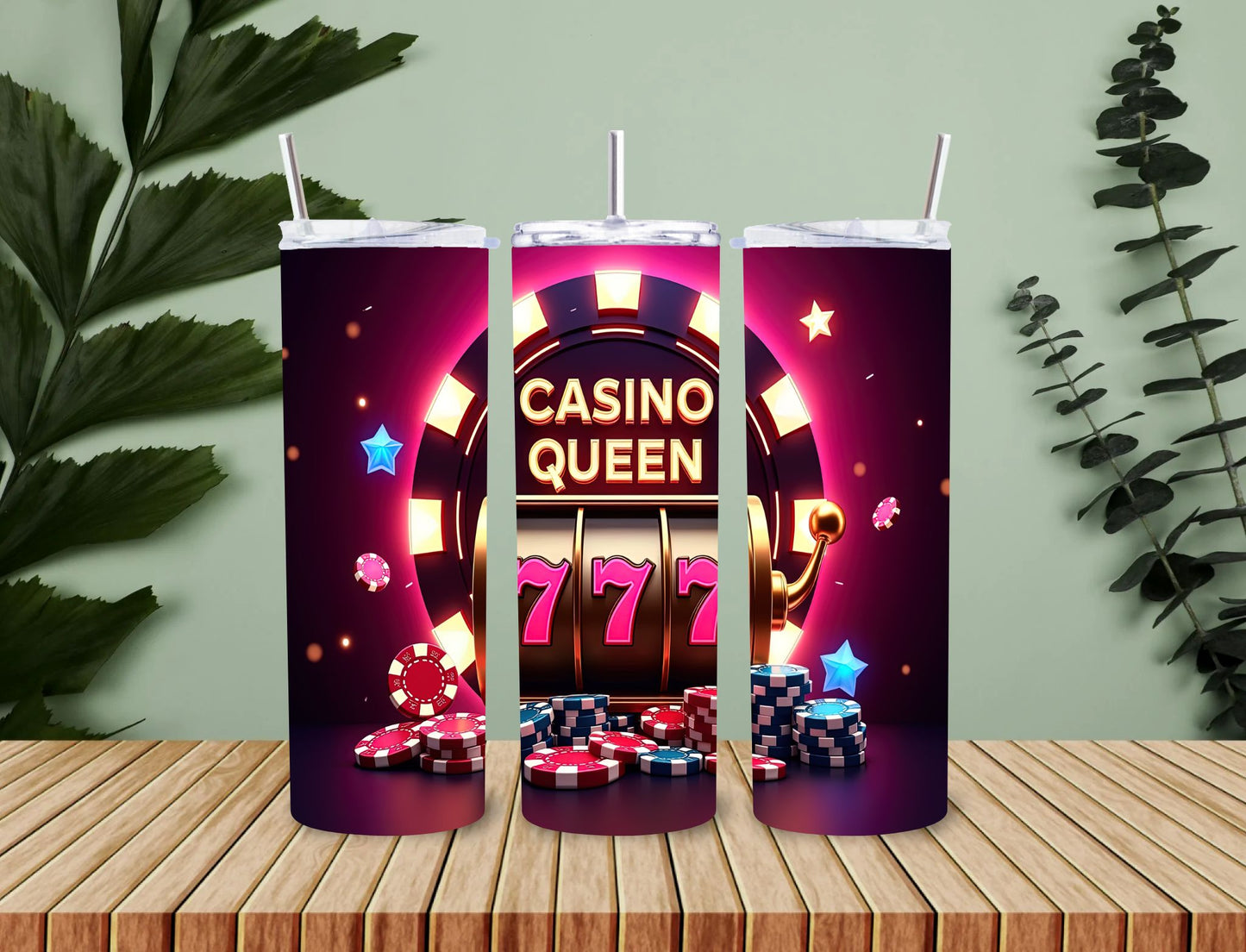 Personalised 20oz / 30oz Hot & Cold Tumbler – Custom Printed Leak-Proof Insulated Cup with Metal Straw & Cleaning Brush