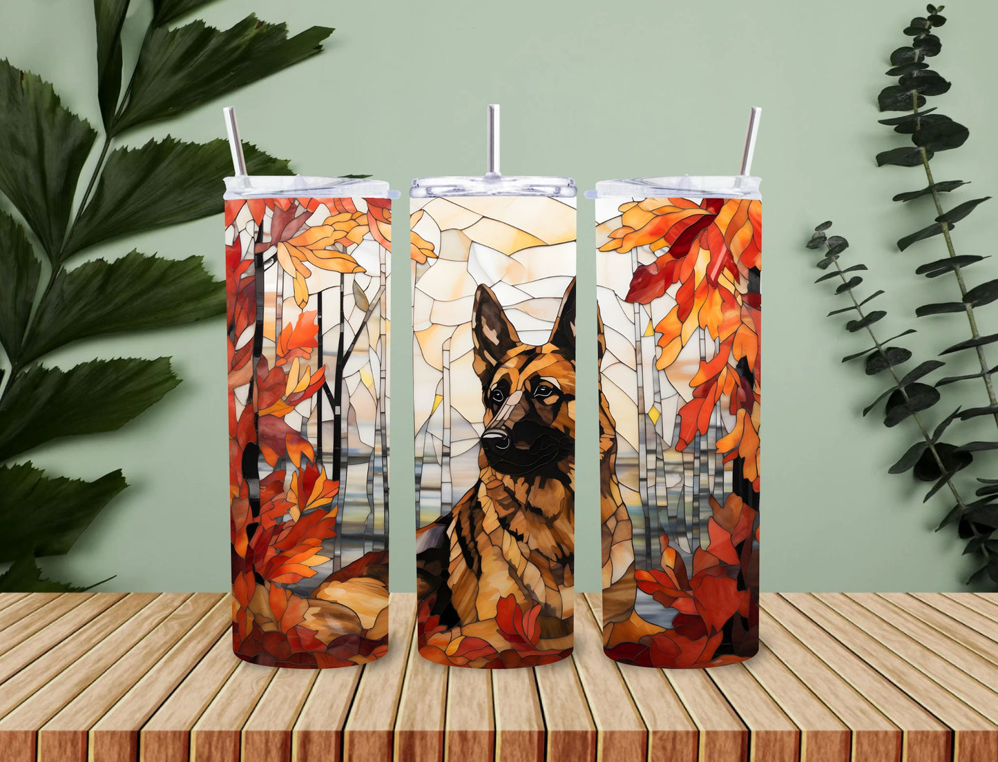 Personalised 20oz / 30oz Hot & Cold Tumbler – Custom Printed Leak-Proof Insulated Cup with Metal Straw & Cleaning Brush