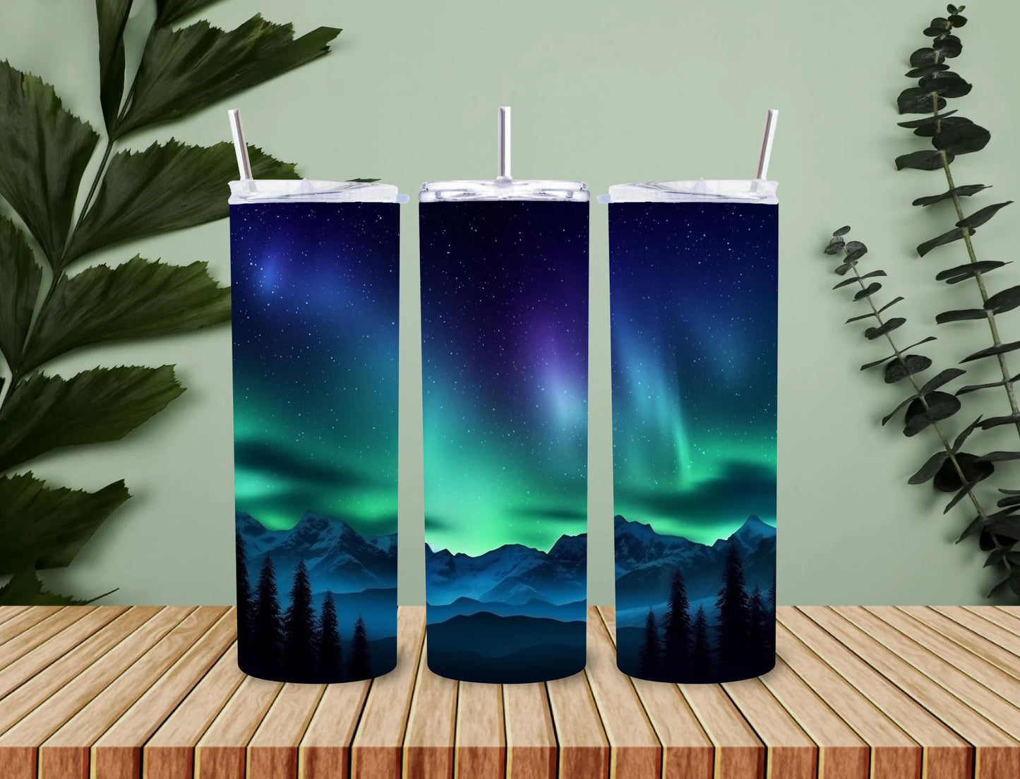 Personalised 20oz / 30oz Hot & Cold Tumbler – Custom Printed Leak-Proof Insulated Cup with Metal Straw & Cleaning Brush