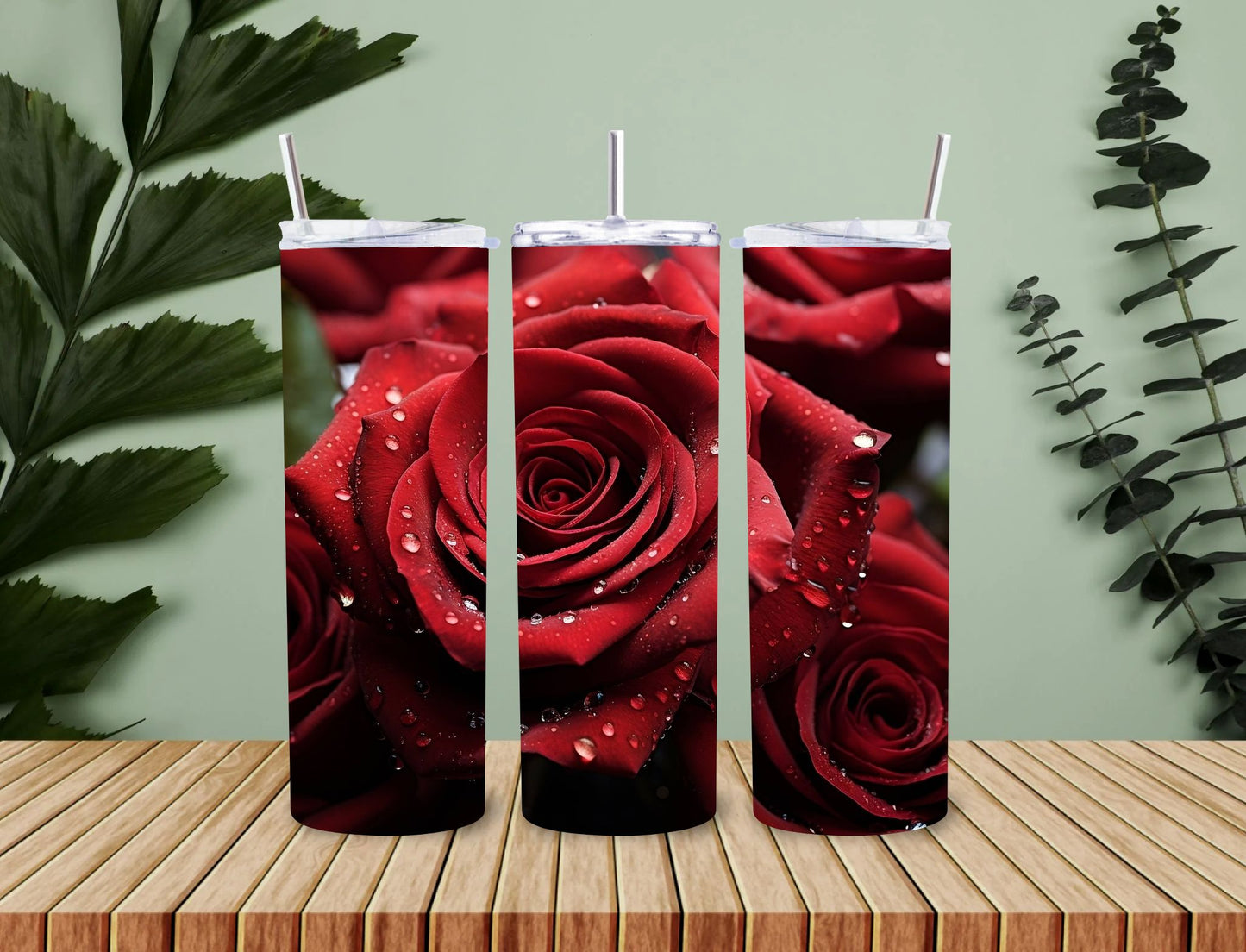 Personalised 20oz / 30oz Hot & Cold Tumbler – Custom Printed Leak-Proof Insulated Cup with Metal Straw & Cleaning Brush