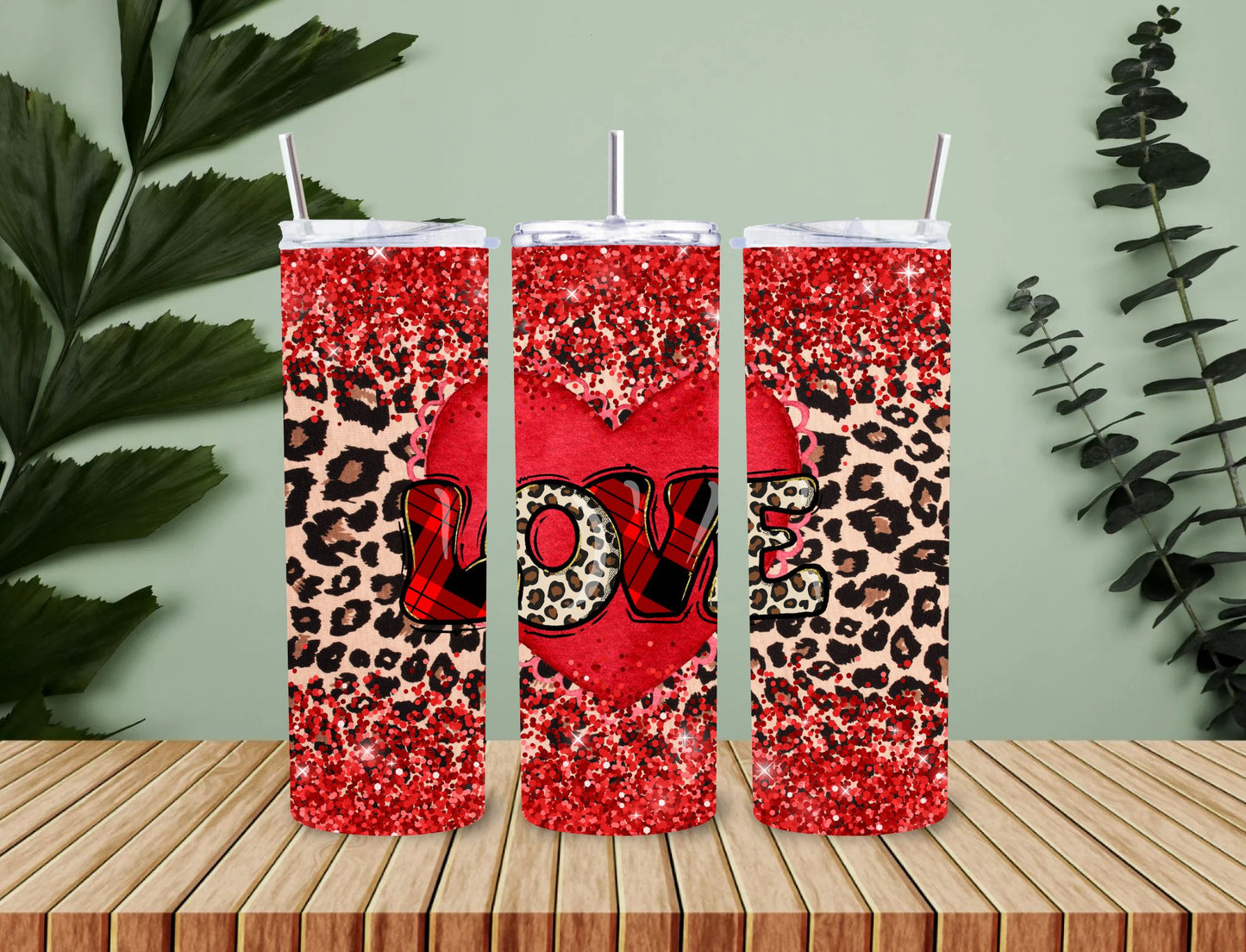 Personalised 20oz / 30oz Hot & Cold Tumbler – Custom Printed Leak-Proof Insulated Cup with Metal Straw & Cleaning Brush