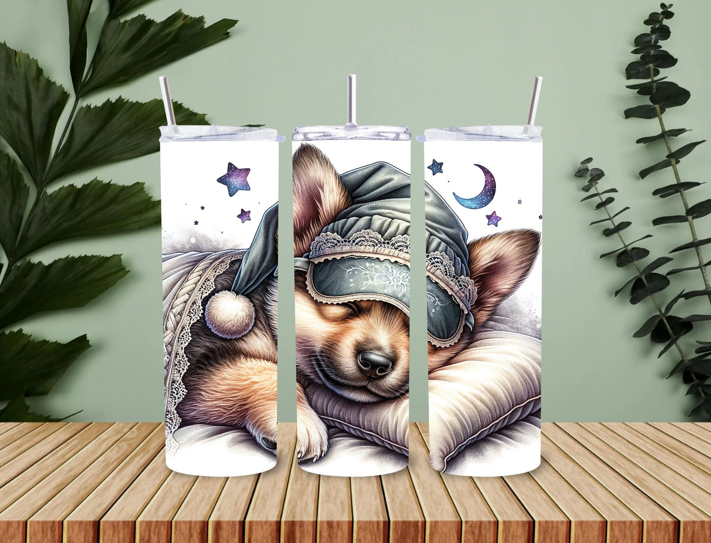 Personalised 20oz / 30oz Hot & Cold Tumbler – Custom Printed Leak-Proof Insulated Cup with Metal Straw & Cleaning Brush