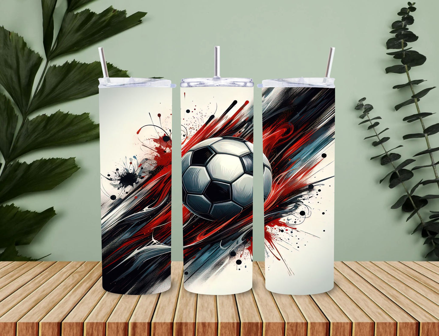 Personalised 20oz / 30oz Hot & Cold Tumbler – Custom Printed Leak-Proof Insulated Cup with Metal Straw & Cleaning Brush