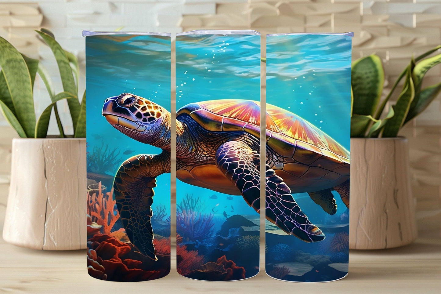 Personalised 20oz / 30oz Hot & Cold Tumbler – Custom Printed Leak-Proof Insulated Cup with Metal Straw & Cleaning Brush