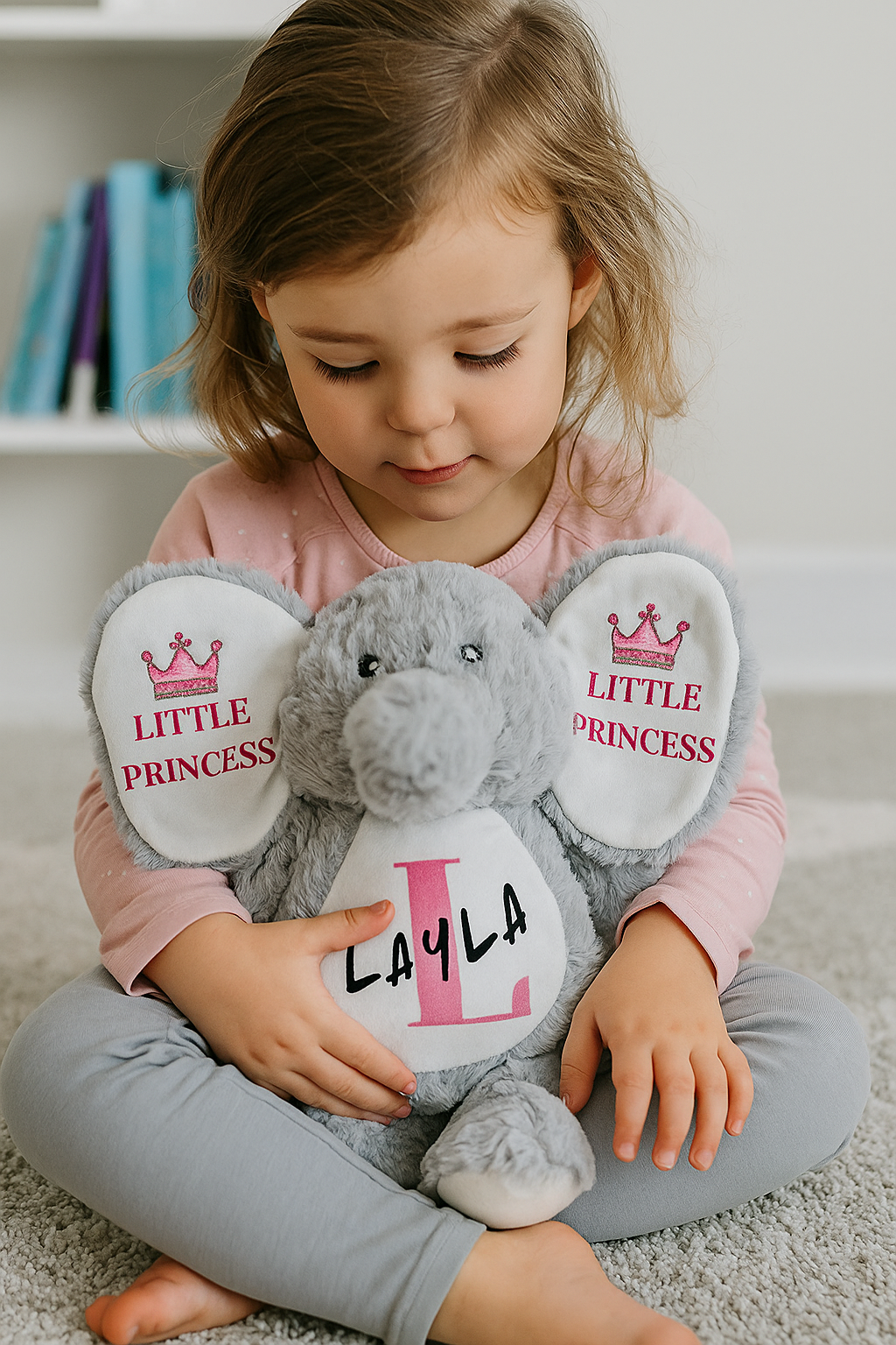 Personalised Rabbit Plush Toy – Custom Printed Soft Toy with Printable Ears, Feet & Belly – 100% Polyester – CE & UK Certified