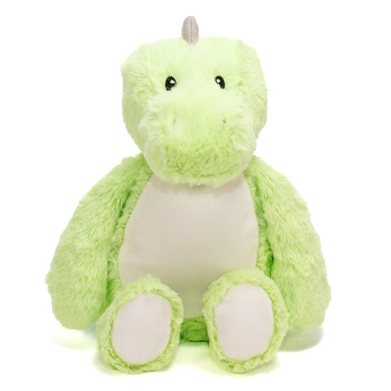 Personalised Dinosaur Plush Toy β Custom Printed Belly & Feet β Soft Prehistoric Keepsake β CE & UK Certified
