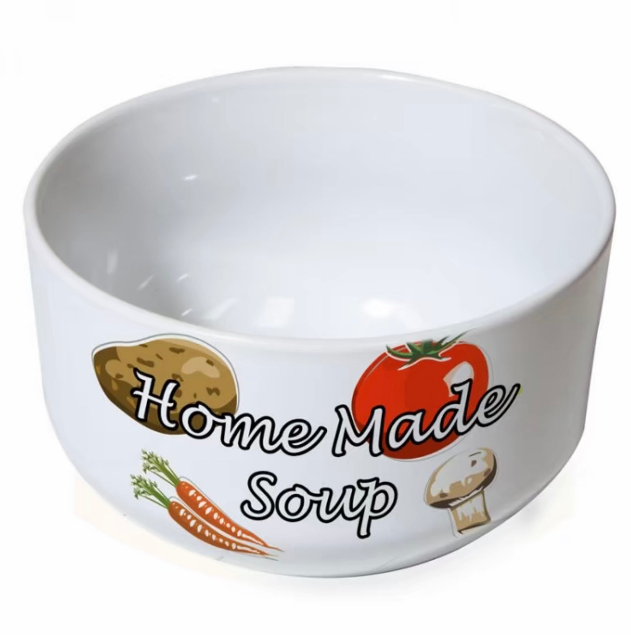 Personalised Ceramic Soup Bowl ā Custom Printed, Durable & Stylish ā 8cm Height, 13cm Diameter