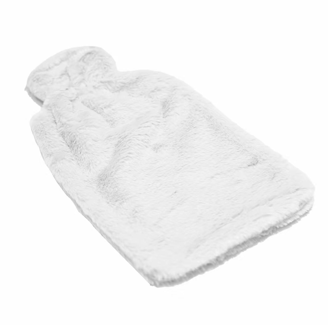 Personalised Hot Water Bottle Cover – Custom Printed 33x20 cm Soft Fabric Sleeve in Pink or White – Ideal Gift for Comfort & Warmth