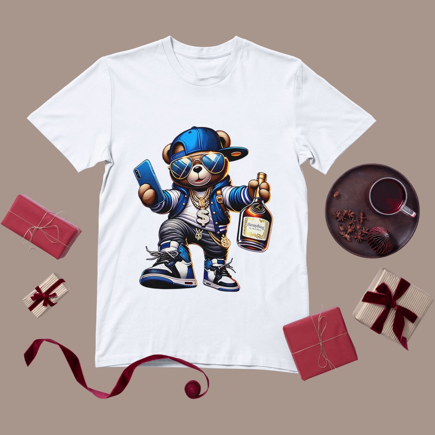 Personalised Men's T-Shirt – White & Grey 100% Polyester Tee for Sublimation Printing (XS to XXXL)