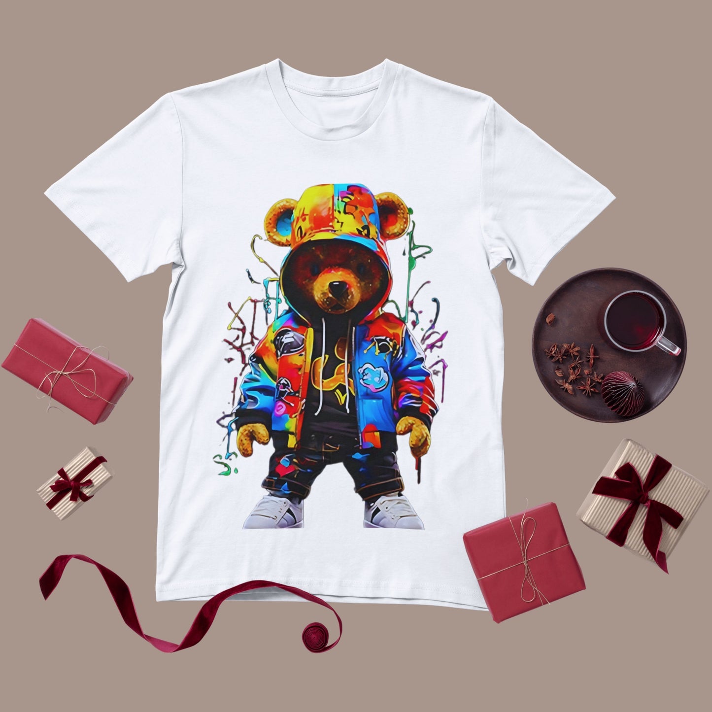 Personalised Men's T-Shirt – White & Grey 100% Polyester Tee for Sublimation Printing (XS to XXXL)
