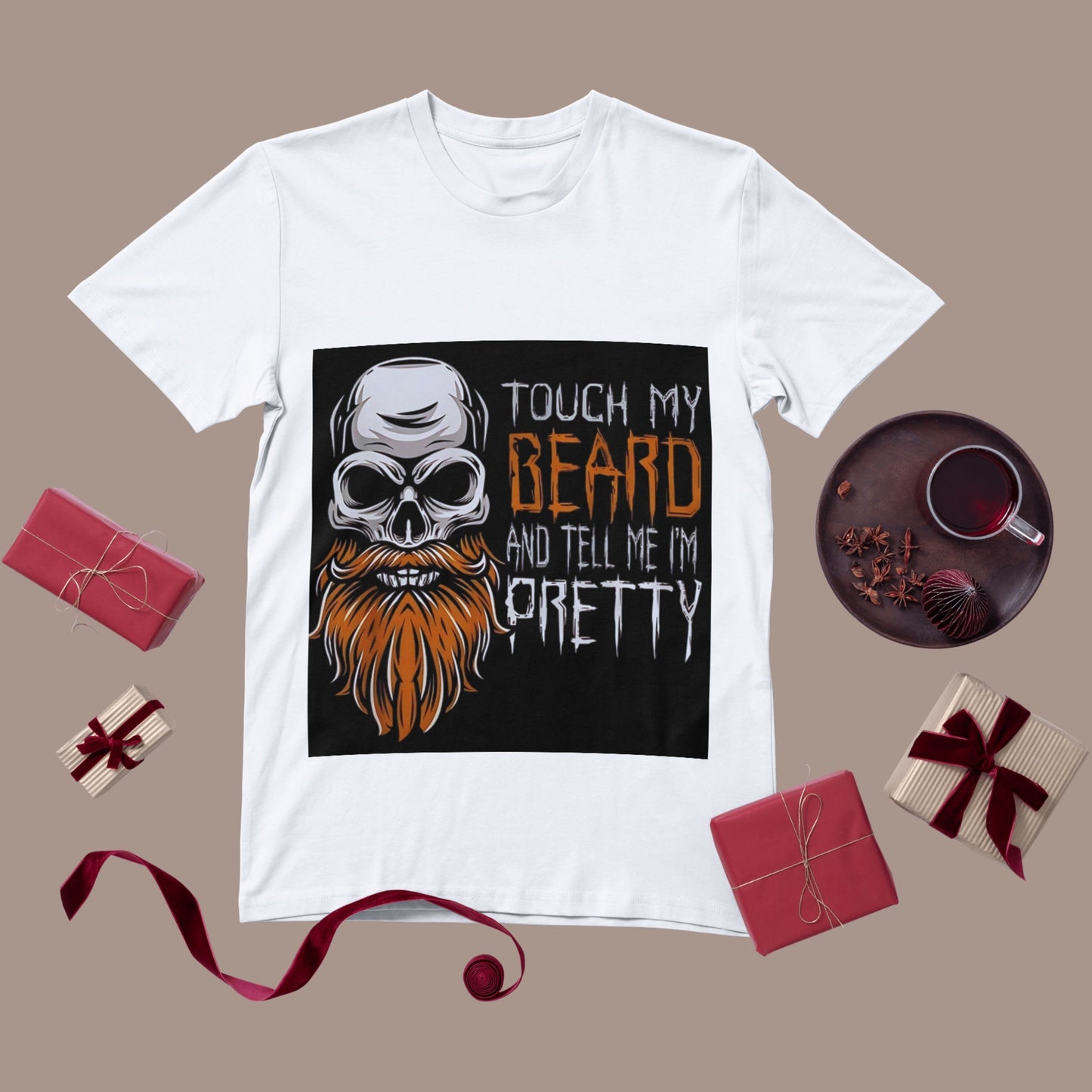 Personalised Men's T-Shirt – White & Grey 100% Polyester Tee for Sublimation Printing (XS to XXXL)