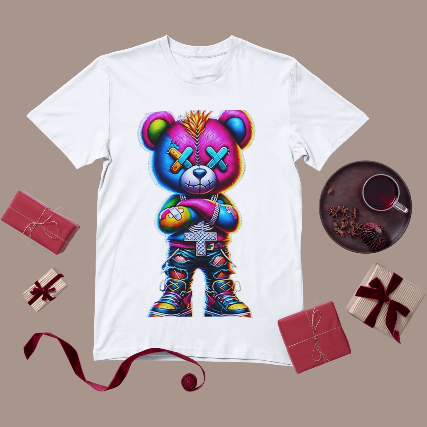 Personalised Men's T-Shirt – White & Grey 100% Polyester Tee for Sublimation Printing (XS to XXXL)