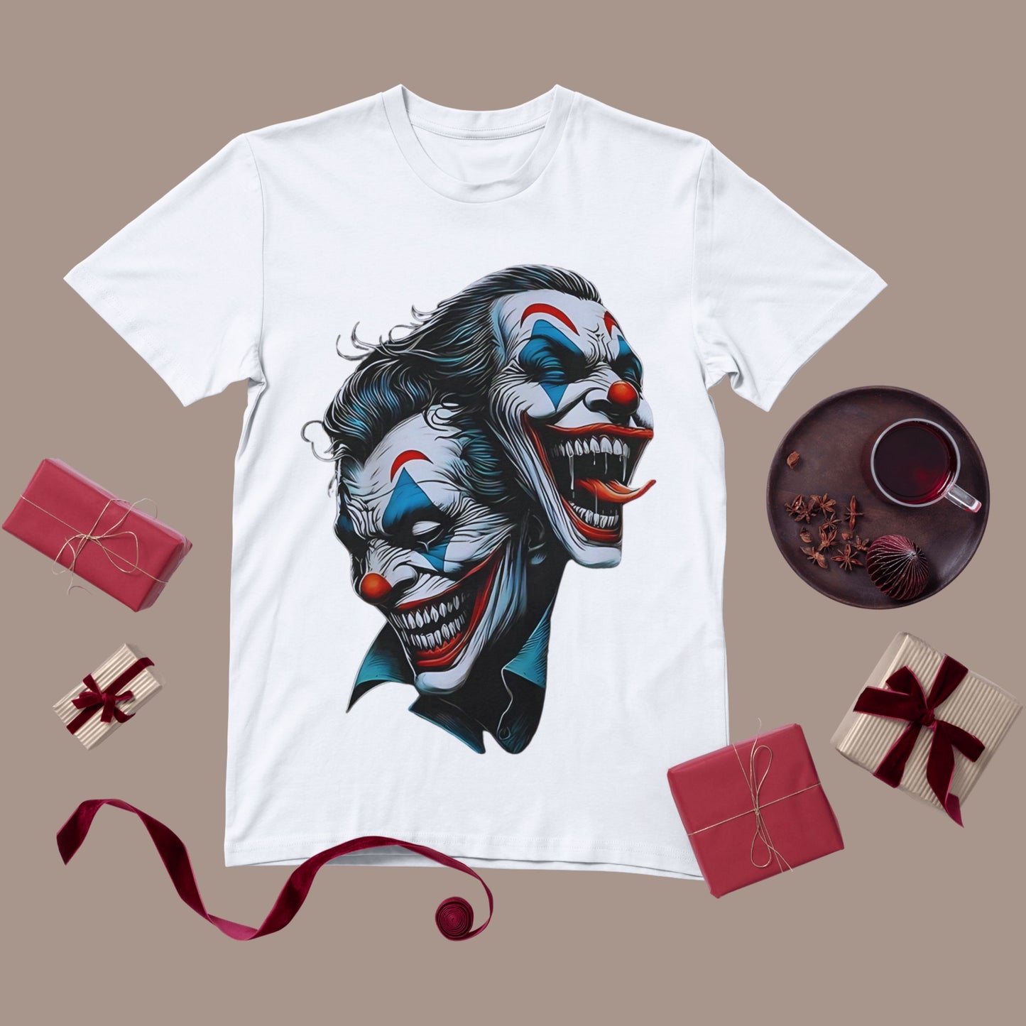 Personalised Men's T-Shirt – White & Grey 100% Polyester Tee for Sublimation Printing (XS to XXXL)