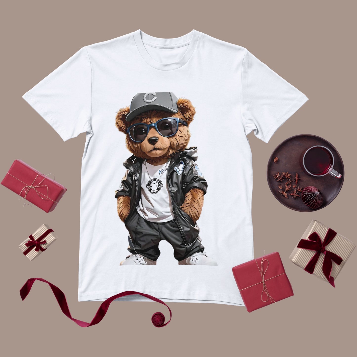 Personalised Men's T-Shirt – White & Grey 100% Polyester Tee for Sublimation Printing (XS to XXXL)