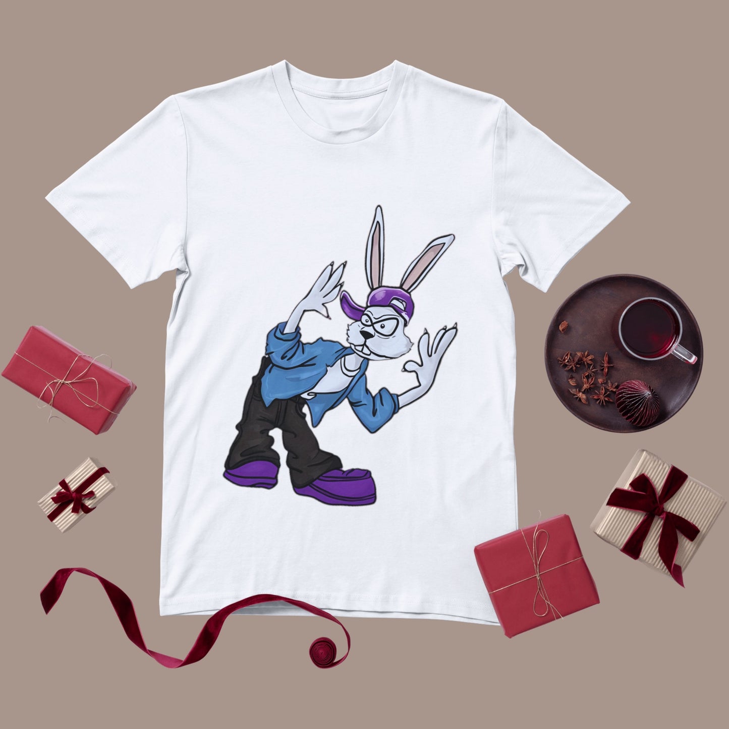 Personalised Men's T-Shirt – White & Grey 100% Polyester Tee for Sublimation Printing (XS to XXXL)