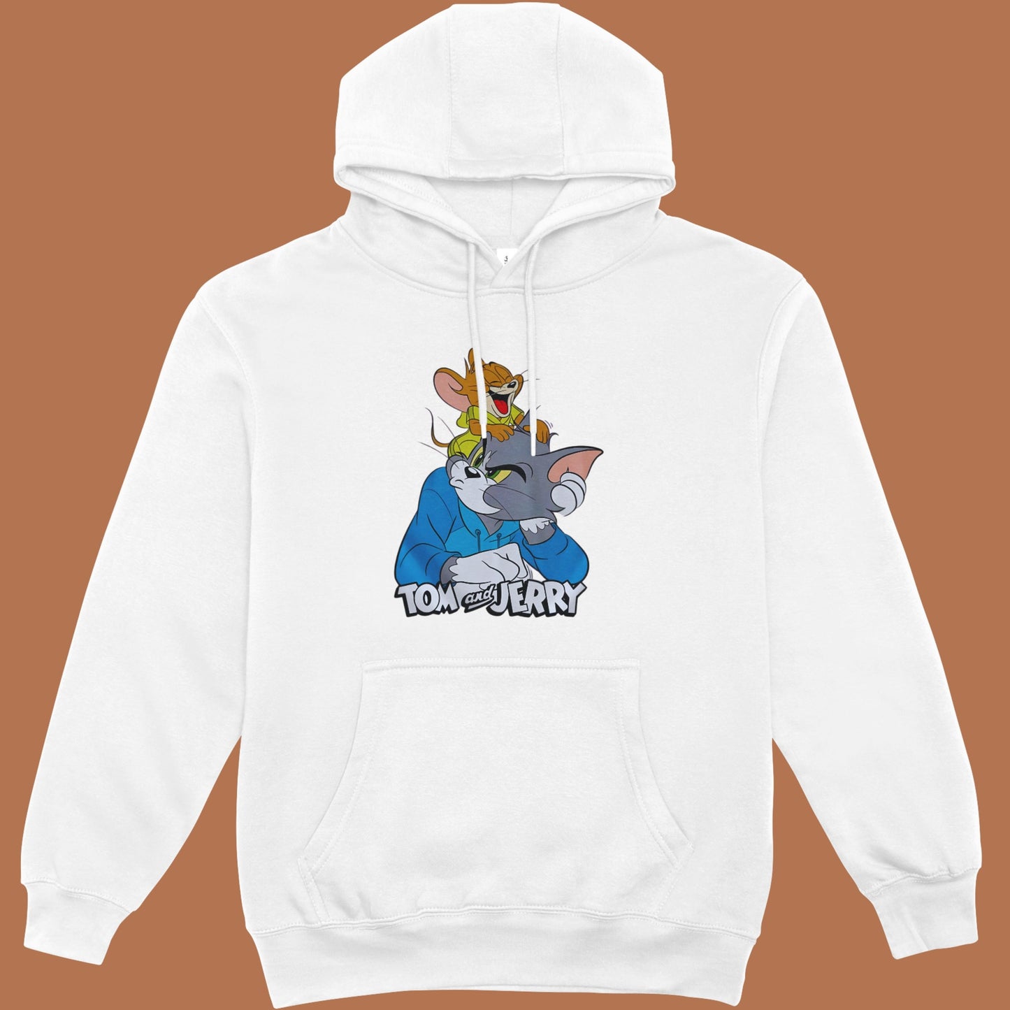 Personalised Women's Hoodie – Custom Printed White & Grey 100% Polyester (XS to XXXL)