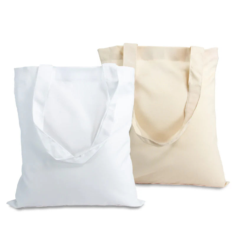 Personalised Tote Bag – Custom Printed Shopping Bag – Available in White and Beige – 41 x 37cm
