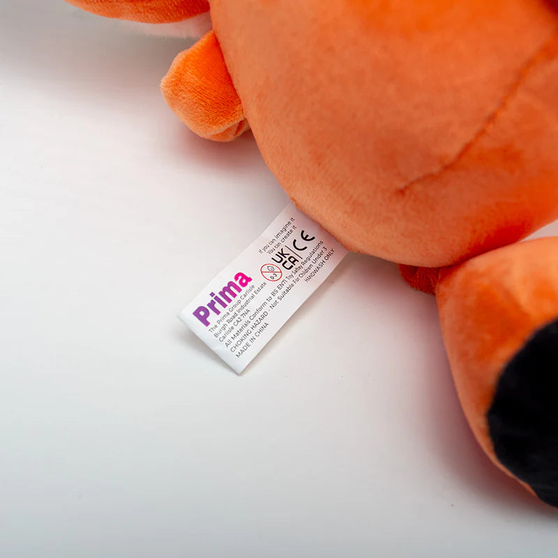 Personalised Fox Plush Toy β Custom Printed Belly β Soft Woodland Keepsake β CE & UK Certified