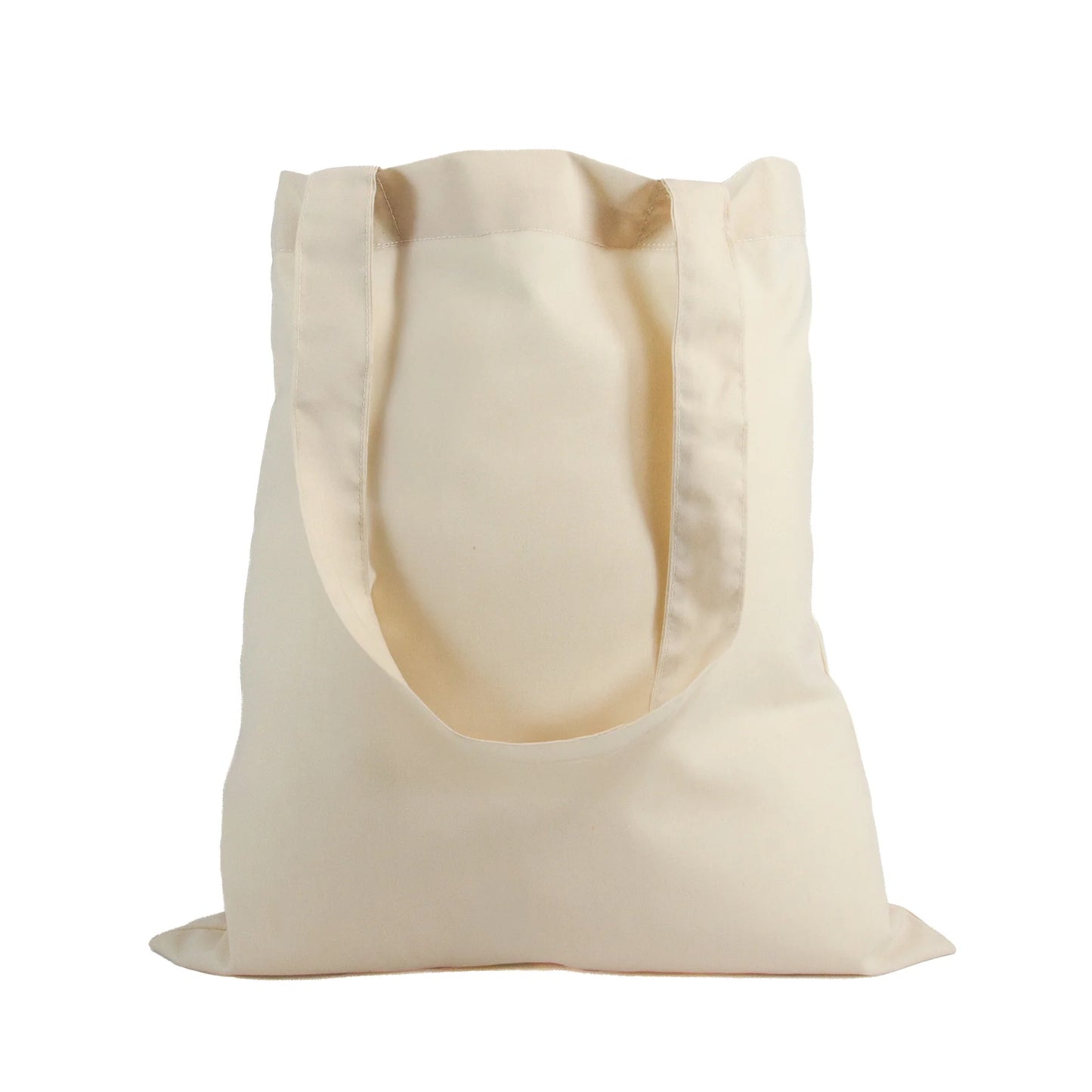 Personalised Tote Bag – Custom Printed Shopping Bag – Available in White and Beige – 41 x 37cm