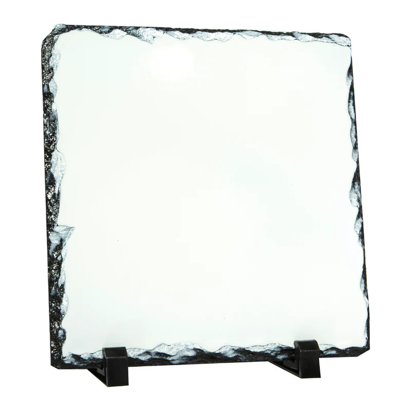 Custom Square Photo Slate – Personalized Matte & Gloss Plaques