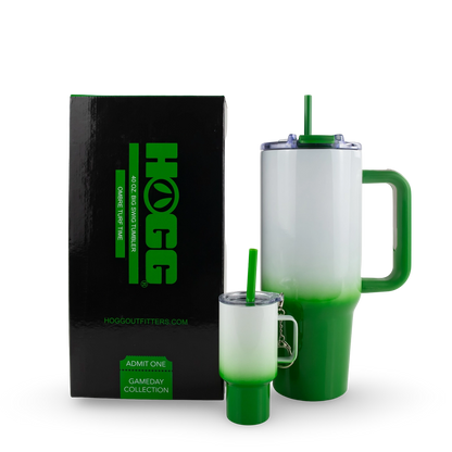 40oz Sublimatable Big Swig Tumbler – Game Day Collection + Free 4oz Mini Traveler Keychain (UK Exclusive)