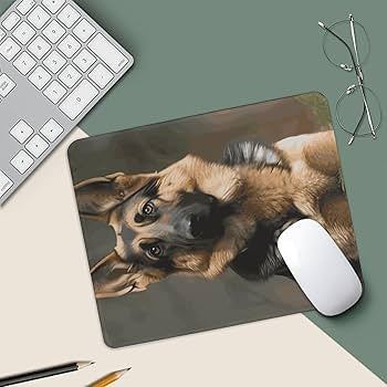 Personalised Faux Leather Mouse Pad – Custom Printed 22x18 cm Desk Accessory with Full-Colour Sublimation Design