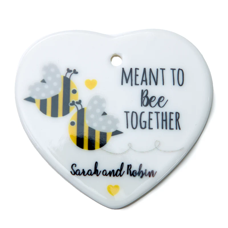Personalised Christmas Tree Decorations – Star, Round & Heart Ornaments | Sublimation Glossy Finish