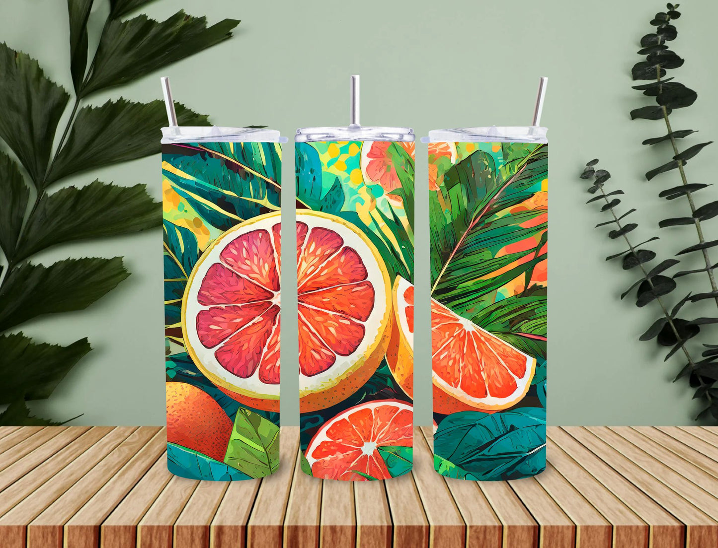 Personalised 20oz / 30oz Hot & Cold Tumbler – Custom Printed Leak-Proof Insulated Cup with Metal Straw & Cleaning Brush