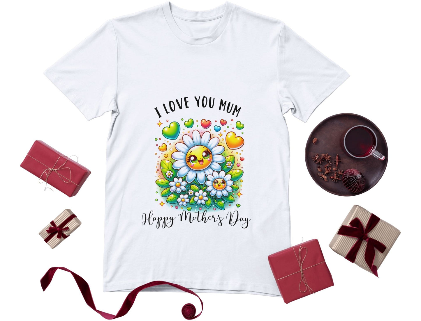 Personalised Women's T-Shirt – Custom Printed White & Grey 100% Polyester (XS to XXXL)