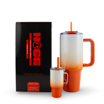 40oz Sublimatable Big Swig Tumbler – Game Day Collection + Free 4oz Mini Traveler Keychain (UK Exclusive)