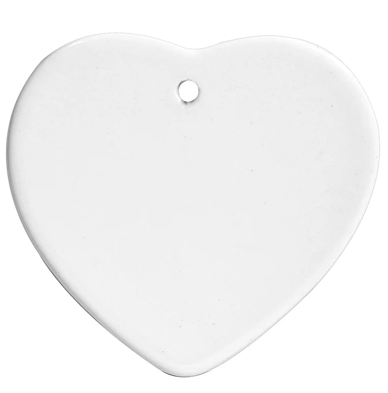 Personalised Christmas Tree Decorations – Star, Round & Heart Ornaments | Sublimation Glossy Finish
