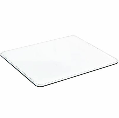 Personalised Faux Leather Mouse Pad – Custom Printed 22x18 cm Desk Accessory with Full-Colour Sublimation Design