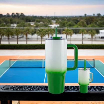 40oz Sublimatable Big Swig Tumbler – Game Day Collection + Free 4oz Mini Traveler Keychain (UK Exclusive)