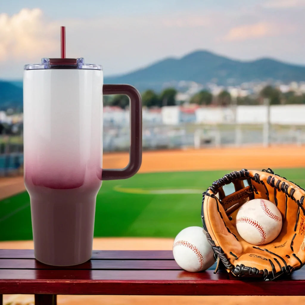 40oz Sublimatable Big Swig Tumbler – Game Day Collection + Free 4oz Mini Traveler Keychain (UK Exclusive)