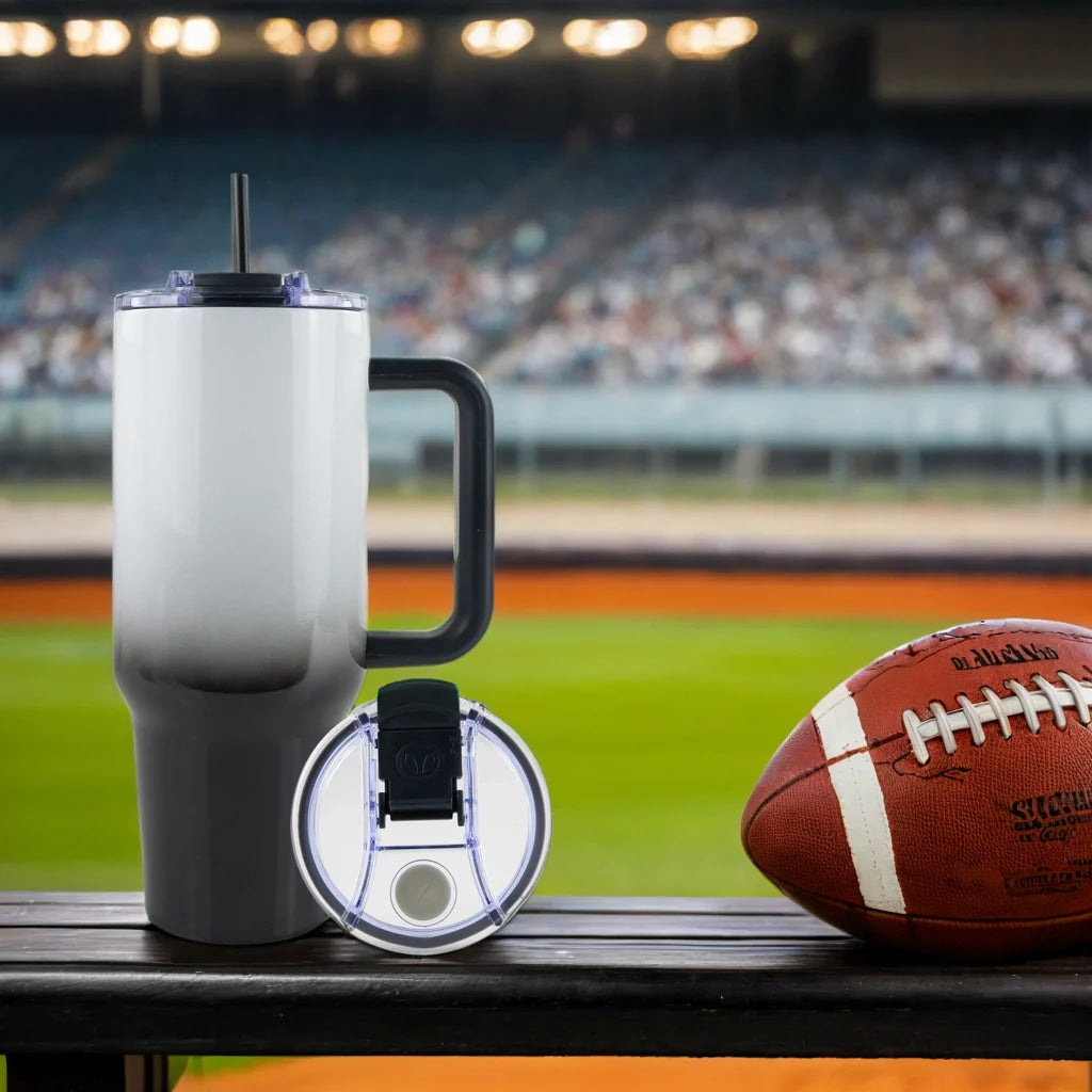 40oz Sublimatable Big Swig Tumbler – Game Day Collection + Free 4oz Mini Traveler Keychain (UK Exclusive)