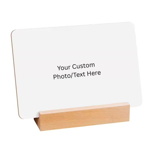 Personalized Photo Frame 18 × 13 cm – Custom Picture Frame with Your Photo & Text  Perfect Gift for Home Décor, Weddings & Memories