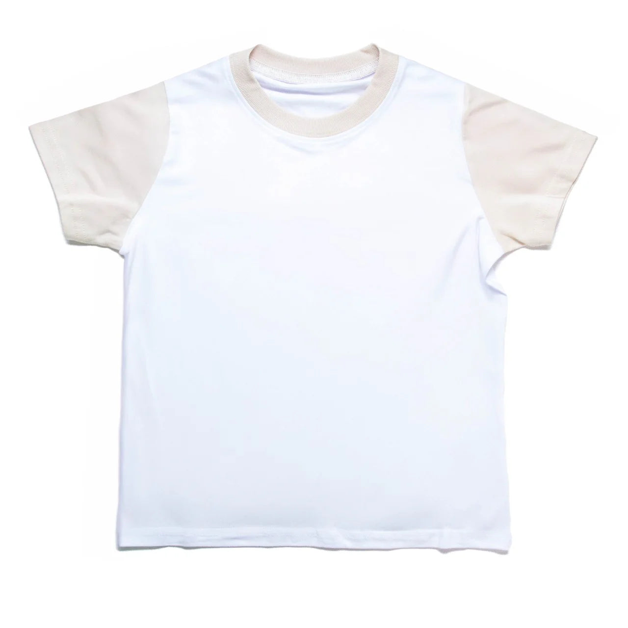 Personalised Kids’ T-Shirt & Shorts / Pyjama Set – Custom Printed, Available in Blue, Pink & Stone – Sizes 6 Months to 10 Years