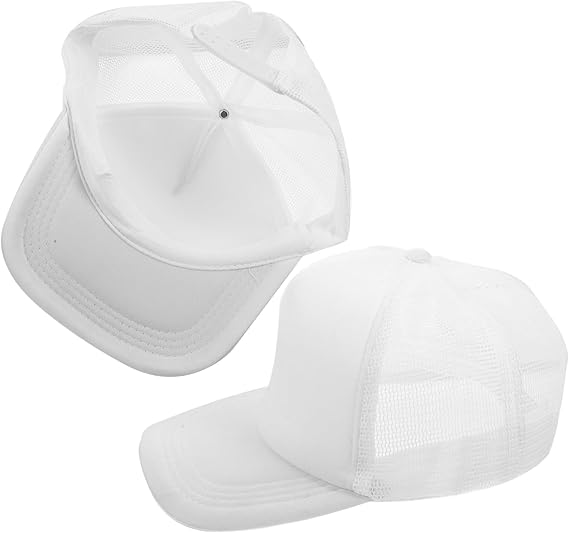 White Caps with Custom Print – Perfect for Events & Promotions