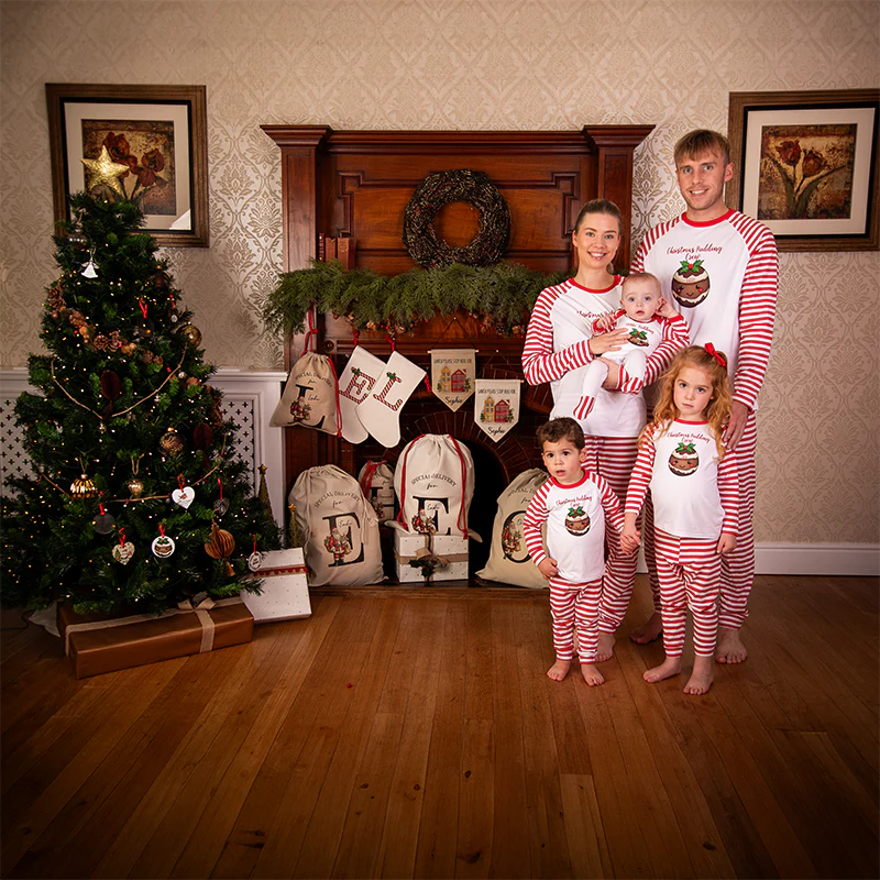 Personalised Christmas Baby Grow | Custom Baby Romper Suit | Matching Family Christmas Pyjamas | Sublimation Baby Grow 0–12 Months