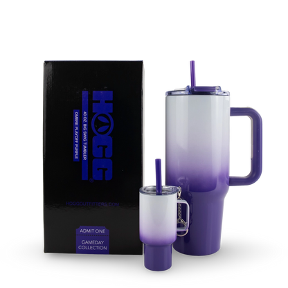 40oz Sublimatable Big Swig Tumbler – Game Day Collection + Free 4oz Mini Traveler Keychain (UK Exclusive)