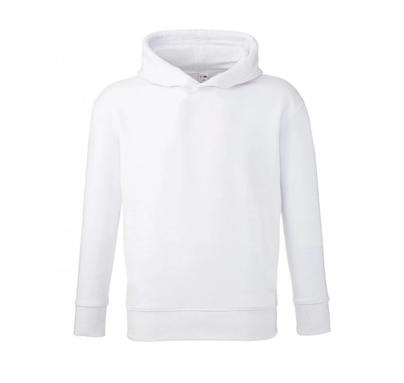 Personalised Women's Hoodie – Custom Printed White & Grey 100% Polyester (XS to XXXL)
