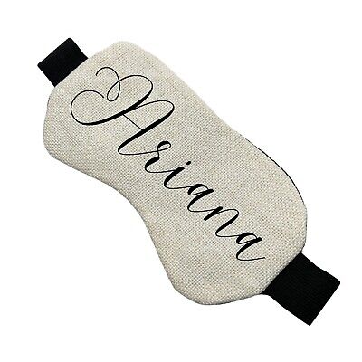 Custom Linen Eye Mask – Personalized Sleep Mask